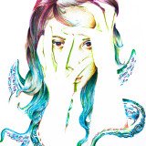 Ilustración Pulpo de la serie Boom del Artista Juan Zapata (Zeta Ce) para la Cuarta Edición Psicodelia de la Revista Digital La Astilla en el Ojo