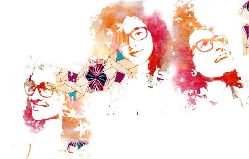 Psico ilustración por Juan Zapata (Zeta Ce) de la serie Mujer me inspiras.